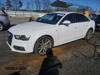2016 Audi A4 Premium with VIN WAUBFAFL0GN015980, listed as a Copart auction lot 87411934 with 71,529 mi miles and Salvage Title. Bid and sale history available at carsss.com. Image 1.