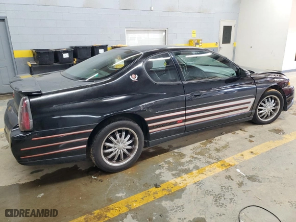 2000 Chevrolet Monte Carlo SS with VIN 2G1WX12K9Y9340431, listed as a Copart auction lot 83354704 with 266,342 mi miles and Salvage Title. Bid and sale history available at carsss.com. Image 3.