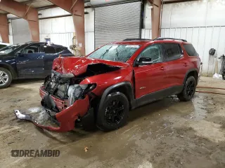 2021 GMC Acadia AT4 with VIN 1GKKNLLS7MZ156485, listed as a Copart auction lot 50447155 with 66,335 mi miles and Salvage title. Bid and sale history available at DreamBid. Image 1.