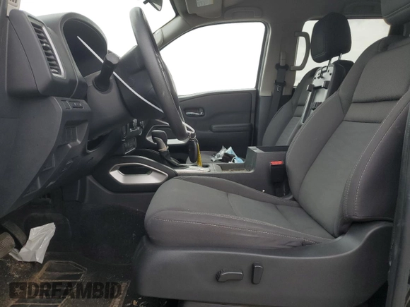 2023 Nissan Frontier SV with VIN 1N6ED1EJ9PN650022, listed as a Copart auction lot 49843795 with 37,857 mi miles and Salvage title. Bid and sale history available at DreamBid. Image 7.