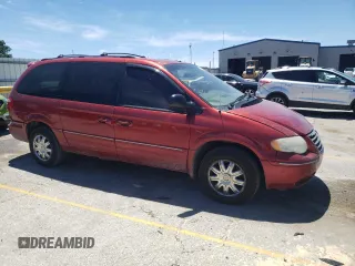 2007 Chrysler Town & Country LWB Limited with VIN 2A8GP64L87R206824, listed as a Copart auction lot 57903444 with 189,951 mi miles and Salvage Title. Bid and sale history available at carsss.com. Image 4.