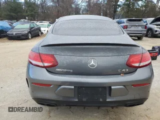 2017 Mercedes-Benz C 43 AMG with VIN WDDWJ6EB4HF556511, listed as a Copart auction lot 82282534 with 145,225 mi miles and Salvage Title. Bid and sale history available at carsss.com. Image 6.