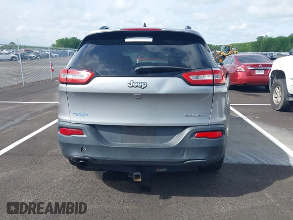 2016 Jeep Cherokee Sport with VIN 1C4PJLAB0GW207556, listed as a IAAI auction lot 42070738 with 218,142 mi miles and . Bid and sale history available at DreamBid. Image 16.