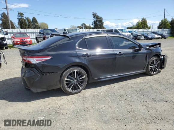 2020 Toyota Camry XSE with VIN 4T1K61AK3LU888412, listed as a Copart auction lot 51858905 with 84,344 mi miles and Salvage Title. Bid and sale history available at DreamBid. Image 3.