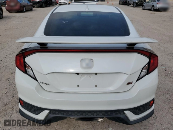 2019 Honda Civic Si with VIN 2HGFC3A51KH750102, listed as a Copart auction lot 52015295 with 65,824 mi miles and Salvage Title. Bid and sale history available at DreamBid. Image 6.