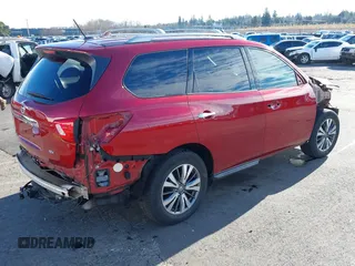 2018 Nissan Pathfinder SV with VIN 5N1DR2MN5JC626504, listed as a IAAI auction lot 41206405 with 128,863 mi miles. Bid and sale history available at carsss.com. Image 4.