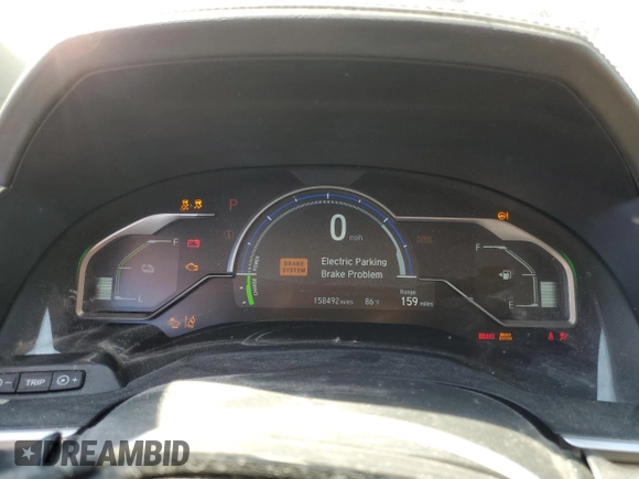 2018 Honda Clarity Plug-In Hybrid with VIN JHMZC5F15JC012817, listed as a Copart auction lot 73010304 with 158,492 mi miles and Salvage Title. Bid and sale history available at carsss.com. Image 9.