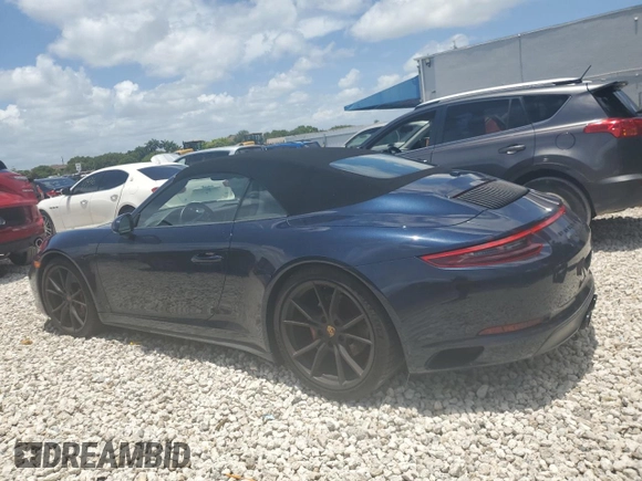 2018 Porsche 911 Carrera S with VIN WP0CB2A97JS147597, listed as a Copart auction lot 62872764 with 32,090 mi miles and Non Repairable. Bid and sale history available at carsss.com. Image 2.