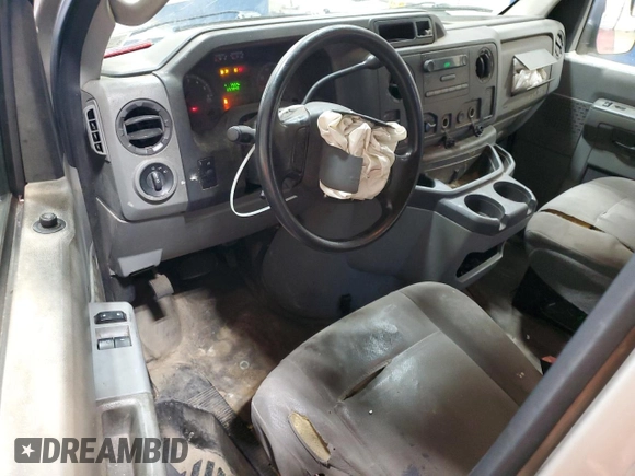 2013 Ford Econoline Cargo Commercial with VIN 1FTSS3EL5DDA33484, listed as a Copart auction lot 57722635 with 297,943 mi miles and Salvage title. Bid and sale history available at DreamBid. Image 8.