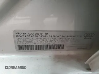2012 Audi A4 Premium Plus с VIN WAUHFAFL3CN020403, выставлен на аукционе Copart как лот 84877114 с пробегом 153 506 миль миль и Списание • Salvage title. История ставок и продаж доступна на DreamBid. Изображение 14.