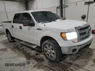 2014 Ford F-150 XL with VIN 1FTEW1CM1EFC85482, listed as a Copart auction lot 45533885 with 207,738 mi miles and Salvage Title. Bid and sale history available at carsss.com. Image 4.