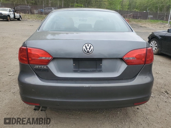 2011 Volkswagen Jetta Sedan S with VIN 3VW2K7AJ1BM400018, listed as a Copart auction lot 53639785 with 181,269 mi miles and Salvage Title. Bid and sale history available at carsss.com. Image 6.