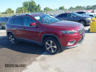2020 Jeep Cherokee Limited with VIN 1C4PJMDX5LD567098, listed as a IAAI auction lot 42518932 with 46,177 mi miles and . Bid and sale history available at DreamBid. Image 1.
