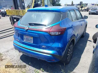2023 Nissan Kicks SV with VIN 3N1CP5CV9PL553453, listed as a IAAI auction lot 42185119 with 20,677 mi miles and . Bid and sale history available at DreamBid. Image 4.