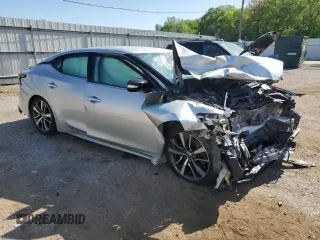 2020 Nissan Maxima SV with VIN 1N4AA6CV8LC367507, listed as a Copart auction lot 52307735 with 69,225 mi miles and Salvage title. Bid and sale history available at DreamBid. Image 4.