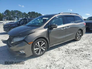 2019 Honda Odyssey Elite с VIN 5FNRL6H97KB078414, выставлен на аукционе Copart как лот 57327895 с пробегом 119 259 миль миль и Списание • Salvage title. История ставок и продаж доступна на DreamBid. Изображение 1.