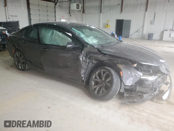 2016 Chrysler 200 S with VIN 1C3CCCBG7GN151936, listed as a Copart auction lot 48148455 with 63,256 mi miles and Salvage Title. Bid and sale history available at carsss.com. Image 4.