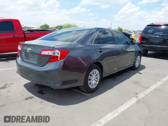 2014 Toyota Camry L with VIN 4T1BF1FK0EU853905, listed as a IAAI auction lot 42217834 with 108,612 mi miles and . Bid and sale history available at DreamBid. Image 4.