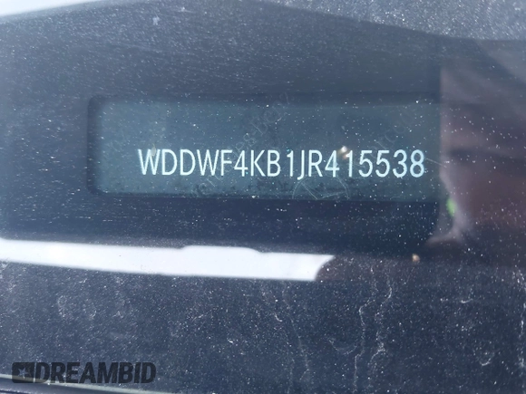 2018 Mercedes-Benz C 300 with VIN WDDWF4KB1JR415538, listed as a IAAI auction lot 42084148 with 84,265 mi miles and . Bid and sale history available at DreamBid. Image 17.
