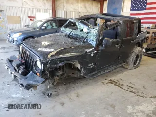 2011 Jeep Wrangler Unlimited Sport with VIN 1J4BA3H1XBL514681, listed as a Copart auction lot 49773154 with 0 mi miles and Salvage Title. Bid and sale history available at carsss.com. Image 1.
