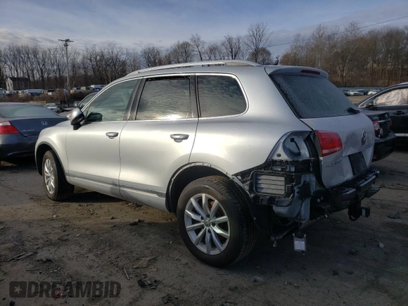 2017 Volkswagen Touareg Sport with VIN WVGEF7BP1HD006980, listed as a Copart auction lot 37464813 with Not Provided miles and . Bid and sale history available at DreamBid. Image 2.