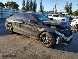 2014 Mercedes-Benz CLA-Class CLA 45 AMG with VIN WDDSJ5CB2EN085133, listed as a Copart auction lot 83028194 with 111,892 mi miles and Salvage Title. Bid and sale history available at carsss.com. Image 4.
