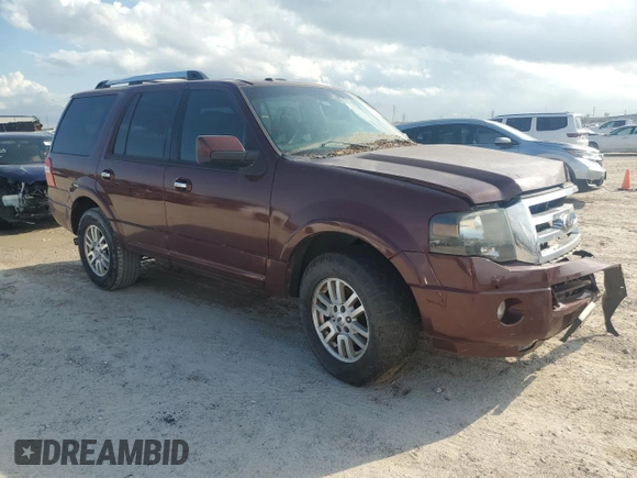 2012 Ford Expedition Limited with VIN 1FMJU1K5XCEF17672, listed as a Copart auction lot 86568064 with 168,222 mi miles and Salvage title. Bid and sale history available at DreamBid. Image 4.