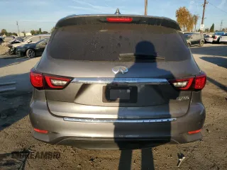 2019 Infiniti QX60 LUXE with VIN 5N1DL0MN0KC533719, listed as a Copart auction lot 85961954 with 0 mi miles and Salvage Title. Bid and sale history available at carsss.com. Image 6.