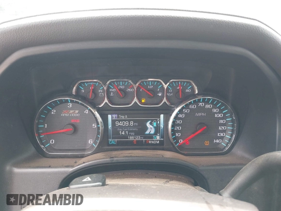 2016 Chevrolet Silverado 1500 LTZ with VIN 3GCUKSEC7GG127361, listed as a IAAI auction lot 41794781 with 186,123 mi miles. Bid and sale history available at carsss.com. Image 7.