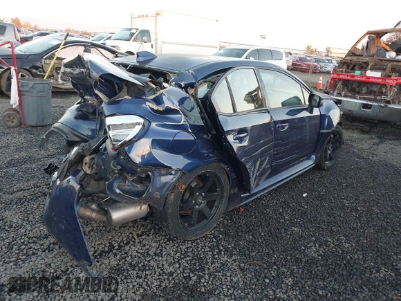 2017 Subaru WRX Limited with VIN JF1VA1L61H9800215, listed as a IAAI auction lot 40802029 with 83,099 mi miles. Bid and sale history available at carsss.com. Image 4.