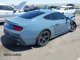 2024 Ford Mustang EcoBoost with VIN 1FA6P8THXR5140195, listed as a IAAI auction lot 42268566 with 11,032 mi miles and . Bid and sale history available at DreamBid. Image 4.