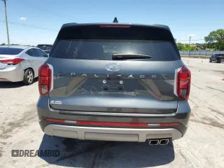 2023 Hyundai Palisade Limited z VIN KM8R54GE9PU624654, wystawiony jako Copart lot #57507355 z przebiegiem 14 600 mil mil oraz Szkoda całkowita • Salvage title. Historia ofert i sprzedaży dostępna na DreamBid. Obrazek 6.