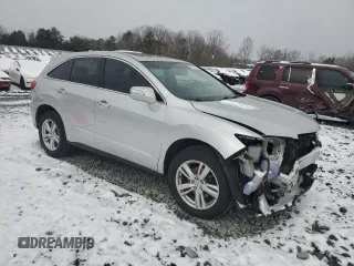 2015 Acura RDX Tech Pkg with VIN 5J8TB3H5XFL016725, listed as a Copart auction lot 45729185 with 189,419 mi miles and Salvage Title. Bid and sale history available at carsss.com. Image 4.