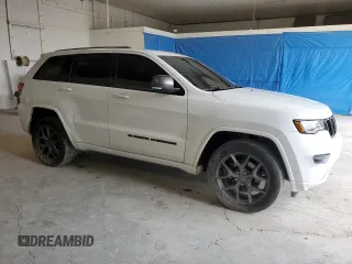 2021 Jeep Grand Cherokee 80th Anniversary with VIN 1C4RJFBG3MC736436, listed as a Copart auction lot 57416065 with 82,896 mi miles and Clean title. Bid and sale history available at DreamBid. Image 4.