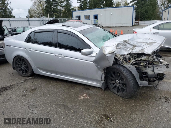 2004 Acura TL with VIN 19UUA66264A018045, listed as a Copart auction lot 52811475 with 0 mi miles and Salvage Title. Bid and sale history available at carsss.com. Image 4.