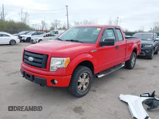 2009 Ford F-150 STX with VIN 1FTRX14W09FB19393, listed as a IAAI auction lot 42053777 with 145,208 mi miles. Bid and sale history available at carsss.com. Image 2.