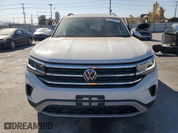 2023 Volkswagen Atlas SE с VIN 1V2JP2CA1PC505634, выставлен на аукционе Copart как лот 68716814 с пробегом 35 606 миль миль и Списание • Salvage title. История ставок и продаж доступна на DreamBid. Изображение 5.