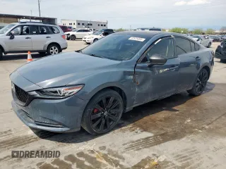 2021 Mazda 6 Carbon Edition with VIN JM1GL1WY7M1602094, listed as a Copart auction lot 50525895 with 15,214 mi miles and Salvage Title. Bid and sale history available at DreamBid. Image 1.