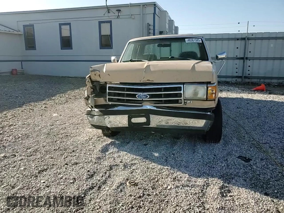 1991 Ford F-150 with VIN 1FTEX15H8MKA51617, listed as a Copart auction lot 48361585 with 10,593 mi miles and Salvage Title. Bid and sale history available at carsss.com. Image 11.