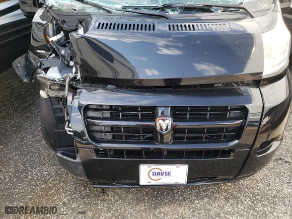 2014 Ram ProMaster Cargo Van with VIN 3C6TRVDG5EE106702, listed as a Copart auction lot 71810974 with 60,123 mi miles and Salvage Title. Bid and sale history available at carsss.com. Image 12.