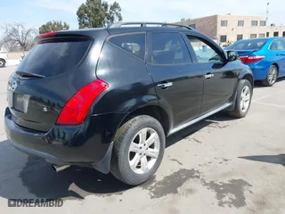 2005 Nissan Murano SE with VIN JN8AZ08T55W315216, listed as a IAAI auction lot 41763368 with 229,128 mi miles. Bid and sale history available at carsss.com. Image 4.