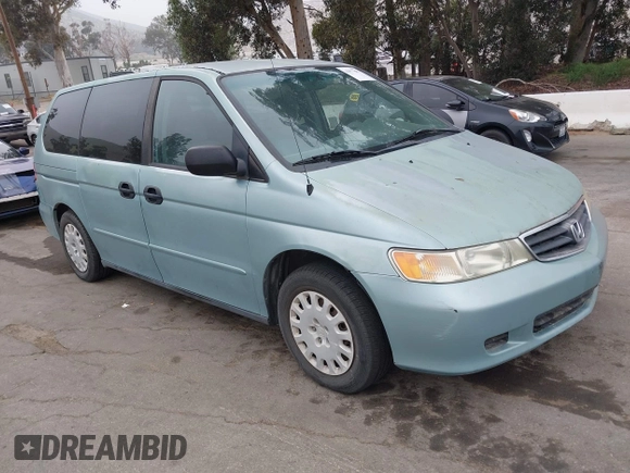 2004 Honda Odyssey LX z VIN 5FNRL18504B110901, wystawiony jako IAAI lot #42017883 z przebiegiem 228 076 mil mil oraz . Historia ofert i sprzedaży dostępna na DreamBid. Obrazek 1.