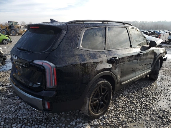 2023 Kia Telluride SX Prestige X-Line with VIN 5XYP5DGC9PG388311, listed as a Copart auction lot 85730444 with 18,391 mi miles and Salvage title. Bid and sale history available at DreamBid. Image 3.