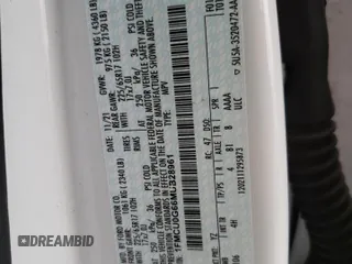 2021 Ford Escape SE с VIN 1FMCU0G66MUB28961, выставлен на аукционе Copart как лот 47256575 с пробегом 51 864 миль миль и Списание • Salvage title. История ставок и продаж доступна на DreamBid. Изображение 13.