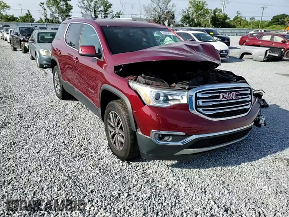 2018 GMC Acadia SLE z VIN 1GKKNLLA0JZ228789, wystawiony jako Copart lot #55873475 z przebiegiem Nie podano mil oraz Szkoda całkowita • Salvage title. Historia ofert i sprzedaży dostępna na DreamBid. Obrazek 14.