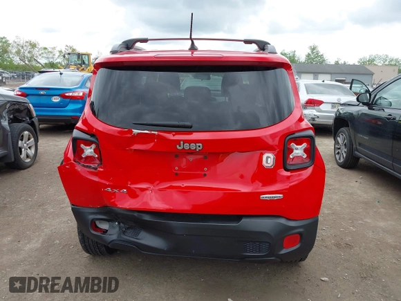 2017 Jeep Renegade Latitude z VIN ZACCJBBB2HPF86999, wystawiony jako IAAI lot #42203107 z przebiegiem 103 348 mil mil oraz . Historia ofert i sprzedaży dostępna na DreamBid. Obrazek 16.