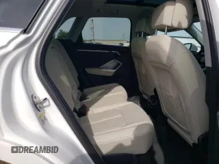2022 Audi Q3 S line Premium with VIN WA1DECF36N1129233, listed as a Copart auction lot 57403645 with 27,837 mi miles and Salvage title. Bid and sale history available at DreamBid. Image 11.