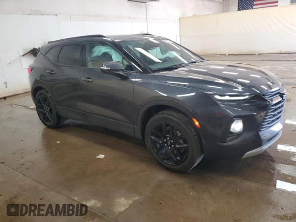 2022 Chevrolet Blazer LT with VIN 3GNKBHR48NS175496, listed as a Copart auction lot 60291895 with 51,936 mi miles and Non repairable. Bid and sale history available at DreamBid. Image 4.