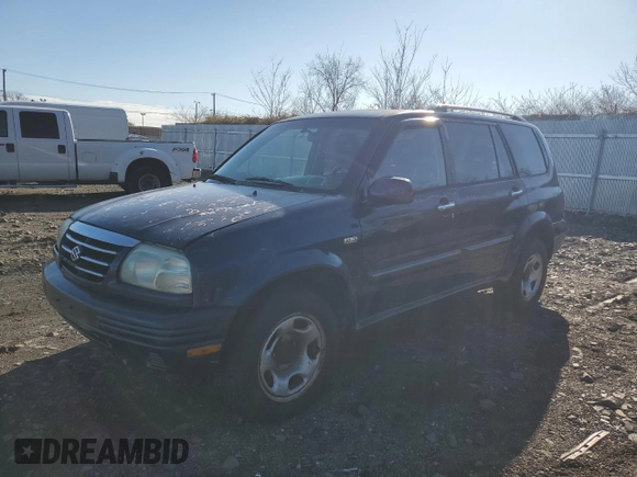 2002 Suzuki XL7 Standard with VIN JS3TX92VX24117328, listed as a Copart auction lot 49181005 with 80,458 mi miles and Salvage title. Bid and sale history available at DreamBid. Image 1.