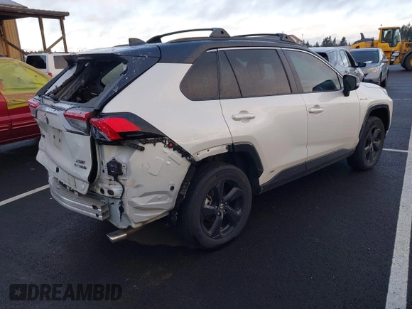 2021 Toyota RAV4 Hybrid XSE with VIN 4T3E6RFV8MU056524, listed as a IAAI auction lot 41788452 with 56,751 mi miles. Bid and sale history available at carsss.com. Image 4.